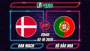 Nhận định Đan Mạch vs Bồ Đào Nha 01h45 ngày 02/10/2026