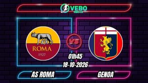 Soi Kèo AS Roma vs Genoa 01h45 - 18/10/2026
