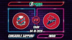 Soi Kèo Hokkaido Consadole Sapporo vs Iwaki 11h00 - 04/10/2026