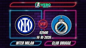 Soi Kèo Inter Milan vs Club Brugge 02h00 - 14/10/2026